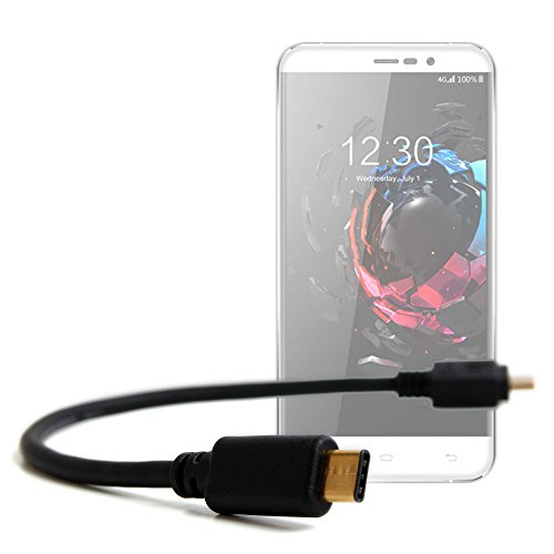 DURAGADGET Cable USB C a Micro USB para Smartphone UMI Hammer S,...
