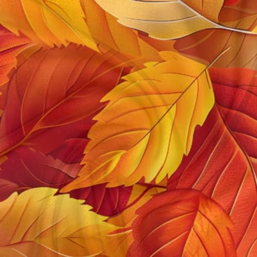 Plant Leaves Print Silk Scarf for Women 23.6x23.6" Satin Head Scarf3