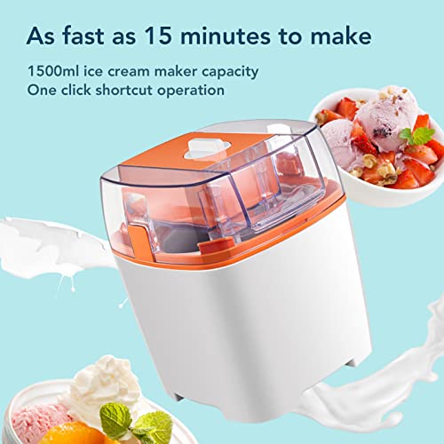 Haushalts-Eismaschine, Ein-Knopf-Bedienung, praktische Mini-Frucht-Eismaschine für die Küche(#1) – Bild 4