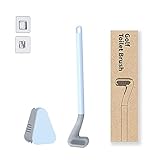 Viilich Golf Toilet Brush and Holder Set,Silicone Toilet Bowl Brush with Long Handle,No Dead Corner...