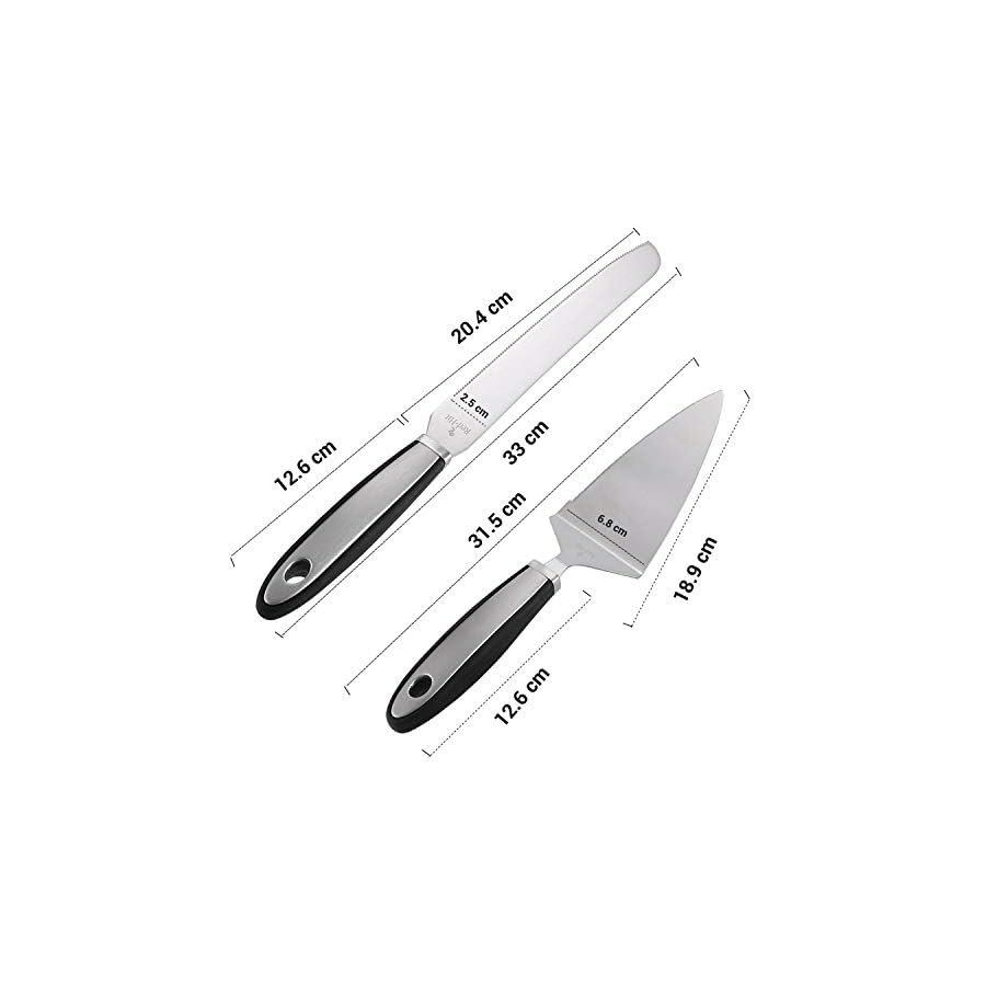 Red-Hit-Cake-Knife-Cutter-and-Spatula-For-Cakes-Pie-Pastry-And-Baked-Goods-Wedding-Cake-Cutting-Server-Cake-Knife-and-Server-Spatula-Cake-Server-Set RED-HIT Cake Cutting Set for Wedding Cake Knife and Server Set, Cake Cutter and Pie Spatula, Cake Server and Knife Set of 2 with Thickened Stainless Steel, Wedding Cake Cutting Set for Birthday