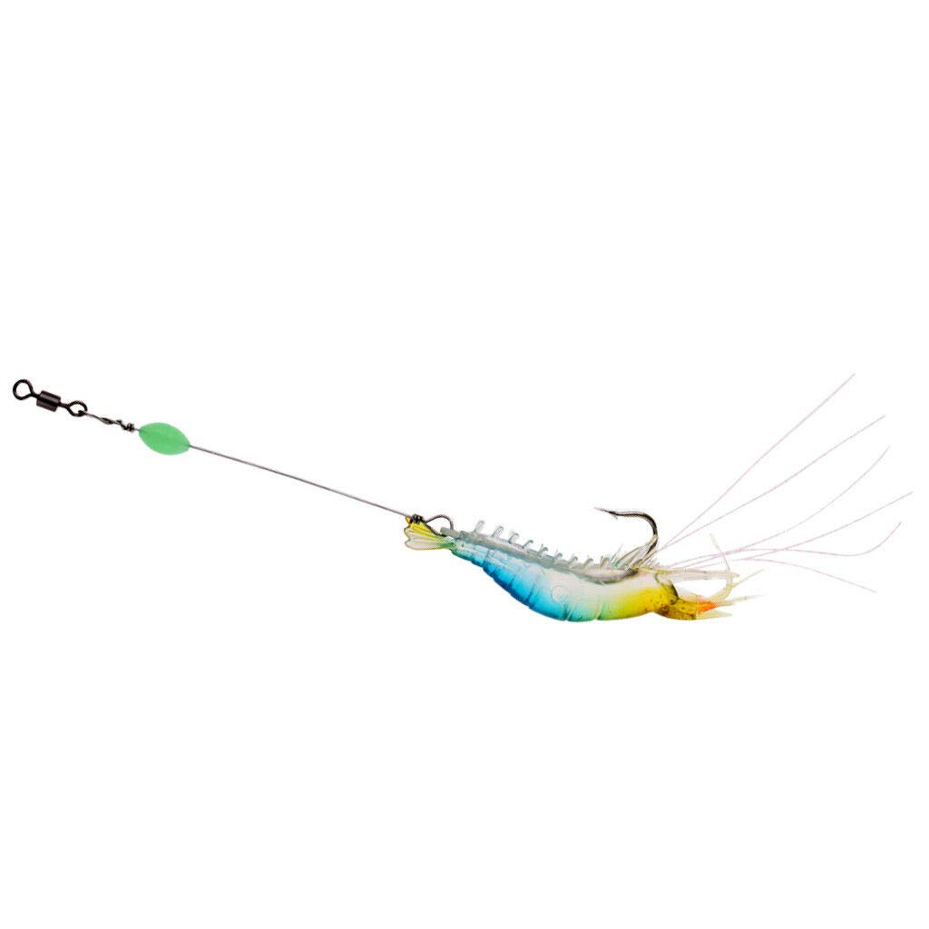 Electroprime Shrimp Fishing Lures Baits Hooks Luminous Shrimp Bait