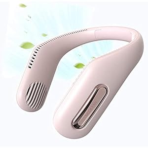 Draagbare handsfree nekventilator, 360 lui nekband ventilator USB Oplaadbare batterij-bediende opknoping 3 windsnelheid…