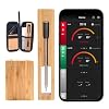 Smart Wireless Meat Thermometer Digital with App | 700FT Bluetooth Range | Oven, Grill, BBQ, Smoker, Air Fryer | Rechargeable, Waterproof, Dishwasher Safe