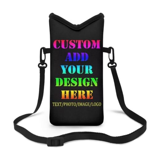 Image of Customized Phone Pouch Mini Crossbody Bag for Women Personalized Phone Bags Custom Samll Cross Body Pouch with Photo /Image /Logo /Text, Mini Satchel for Travel, Beach, Casual