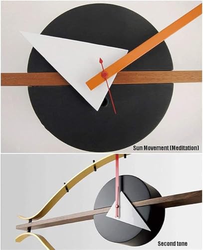 Horloge murale en bois maison pendule murale moderne bureau et école - 6