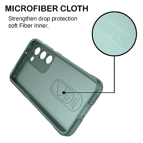 Image of Amazon Brand- Solimo Basic Case for Samsung Galaxy S23 5G (Silicone Green)