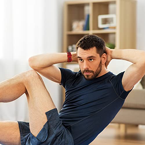 Adorve Compatible With Apple Watch Band 45Mm 44Mm 42Mm Se Iwatch Ultra Series 8 7 6 5 4 3 2 1 For Women Men, Breathable Sport Silicone Replacement Strap, Blue White/White Black/Blackgray/Redblack, M/L #TOP4