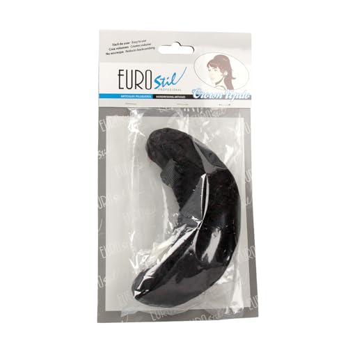 EUROSTIL relleno moño grande alargado castaño