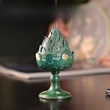 FENNYYAR Antikes Bronzefarbenes Räuchergefäß, 15,5 cm, Dekoration für Zuhause, Wohnzimmer, Schreibtisch