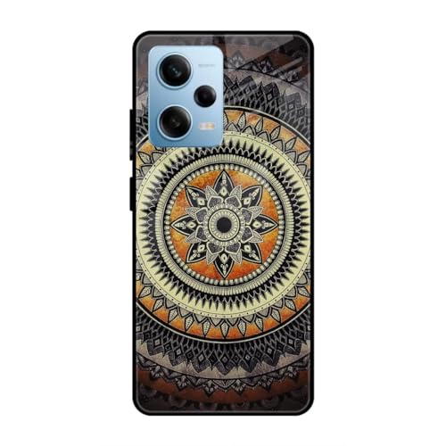 Image of SmashItUp Multicolour | Pattern | Unique Design Designer Printed TPU Metal Case Mobile Back Cover for Redmi Note 12 Pro 5G