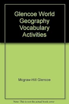 Paperback Glencoe World Geography Vocabulary Activities Book