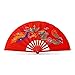 Jwthee Chinese Fans Folding Fan, Folding Hand Fan Tai Chi Fan, Decorative Folding Fans Popping Fans for Line Dancing, Right Hand Wushu Dance Practice Training