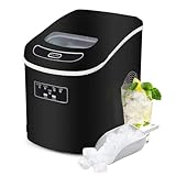 Whynter IMC-270MB Compact Portable Ice Maker, 27 lb. Capacity, Metallic Black