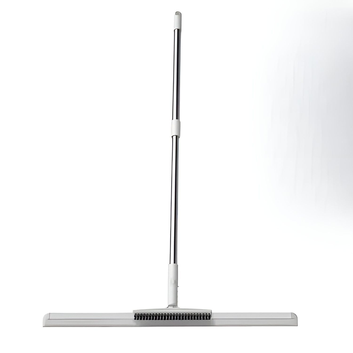 Heavy Duty Floor Wiper with Brush 2-in-1 Cleaning Tool,Strong Stainless Steel Handle, Durable Hard Bristle Brush & Wide Rubber Blade for Floor, Tiles, Bathroom, Kitchen & Outdoor Cleaning (Hevy)-image-21