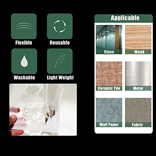 Stencil di Natale Fiori Modello Alfabeto Lettere