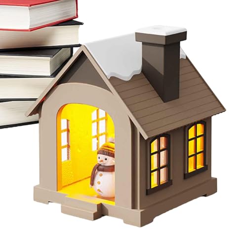 Humidificadores Cool Mist, humidificadores pequeños para el dormitorio - House Shape Air Desktop Cool Mist Humidificador con luz de noche,Humidificador Cool Mist para dormitorio de estudio