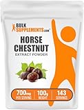 BulkSupplements.com Horse Chestnut Extract Powder - Horse Chestnut Supplement, Herbal Supplement - Gluten Free, 700mg per Serving, 100g (3.5 oz) (Pack of 1)