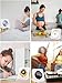 Desktop CD Player Portable with Bluetooth - Jimwey CD Players for Home with HiFi Speakers, FM Radio, Remote Control, LED Screen Display, Support CD/Bluetooth/USB/AUX, White CD Player for Gift