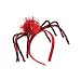 LUOEM Halloween Costume Spider Headband Scare Spider Dress Up Accessory Halloween Cap (Red)