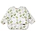 Waterproof Baby Smock With Sleeves-Toddler Soft Bib For 6-36Months-Wipe Cleaned