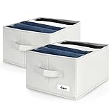 Versátil – El organizador de ropa 4CONVY es rígido y con compartimentos más grandes, ideales para pantalones. Usar nuestro organizador también es sencillo y rápido. Las dimensiones son compatibles con los estándares europeos. Ideal para pantalones, vaqueros, mallas, camisetas, camisas, faldas, jerséis o bufandas.