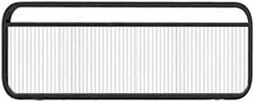 LVSEWOA Iron Glass Partition Divider for Dining Areas Decorative Privacy Screen for Office Restaurant(B,30x90cm/11.81x35.43in)