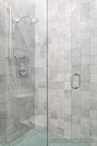Bedrosians 360 Matte Penny Round Porcelain Mosaic Tile 12" x 12", Silver Sage (10-Pack, 10 SF)