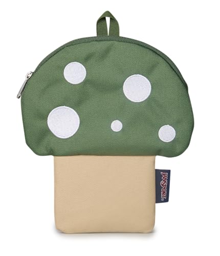 JanSport Mushroom Pouch – Stylish Design with Zippered Opening & Attachment Loop