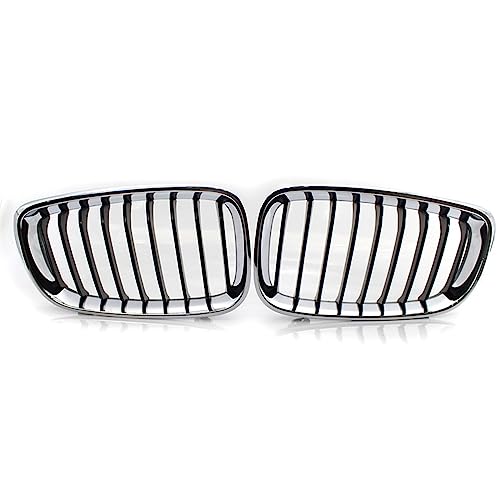 Calandre avant pour BMW Série 3 F34 GT grilles argentées de pare-chocs