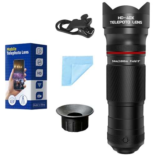 40X Telephoto Lens for iPhone & Android Phones