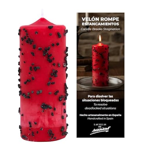 Vela Rompe Estancamientos Ritualizada – Vela Roja Esotérica para Desbloqueo Energético y Avance Personal – Ideal para Proyectos, Amor y Dinero – Con Hierbas y Oración – Las Velas de Mariano | Ya disponible en tu tienda friki favorita! En mundofriki.es! Vela Rompe Estancamientos Ritualizada – Vela Roja Esotérica para Desbloqueo Energético y Avance Personal – Ideal para Proyectos, Amor y Dinero – Con Hierbas y Oración – Las Velas de Mariano | Ya disponible en tu tienda friki favorita! En mundofriki.es!