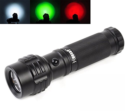 Linterna de mano, anteuro portátil al aire libre bolsillo luz Tricolor 11 LED (3 modos linternas carretera señal Linterna