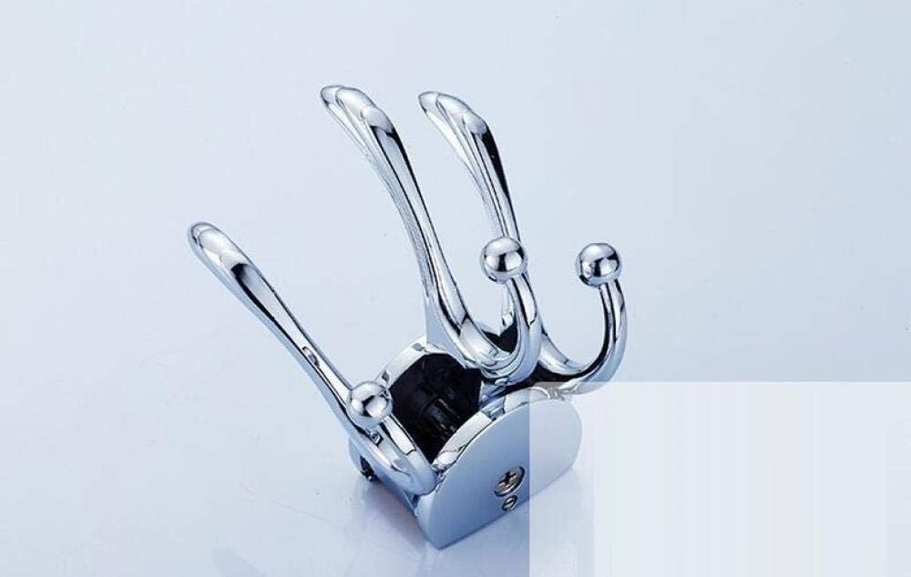 YATUOPNG Self Adhesive Hooks-Single Coat Hook Antique Single Robe Clothes Towel Hanger Brass Construction Bathroom Hardware Kitchen 4 Colours(Style1)