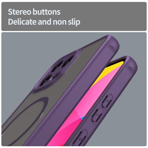 Image of Compatible with T-Mobile Revvl 8 Pro Case Cover,Compatible with MagSafe,Anti-Fall,Compatible with T-Mobile T Phone 3 Pro 5G Cell Protective Phone Case Purple