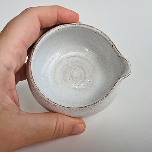 Molheira em cerâmica artesanal 100ml branca