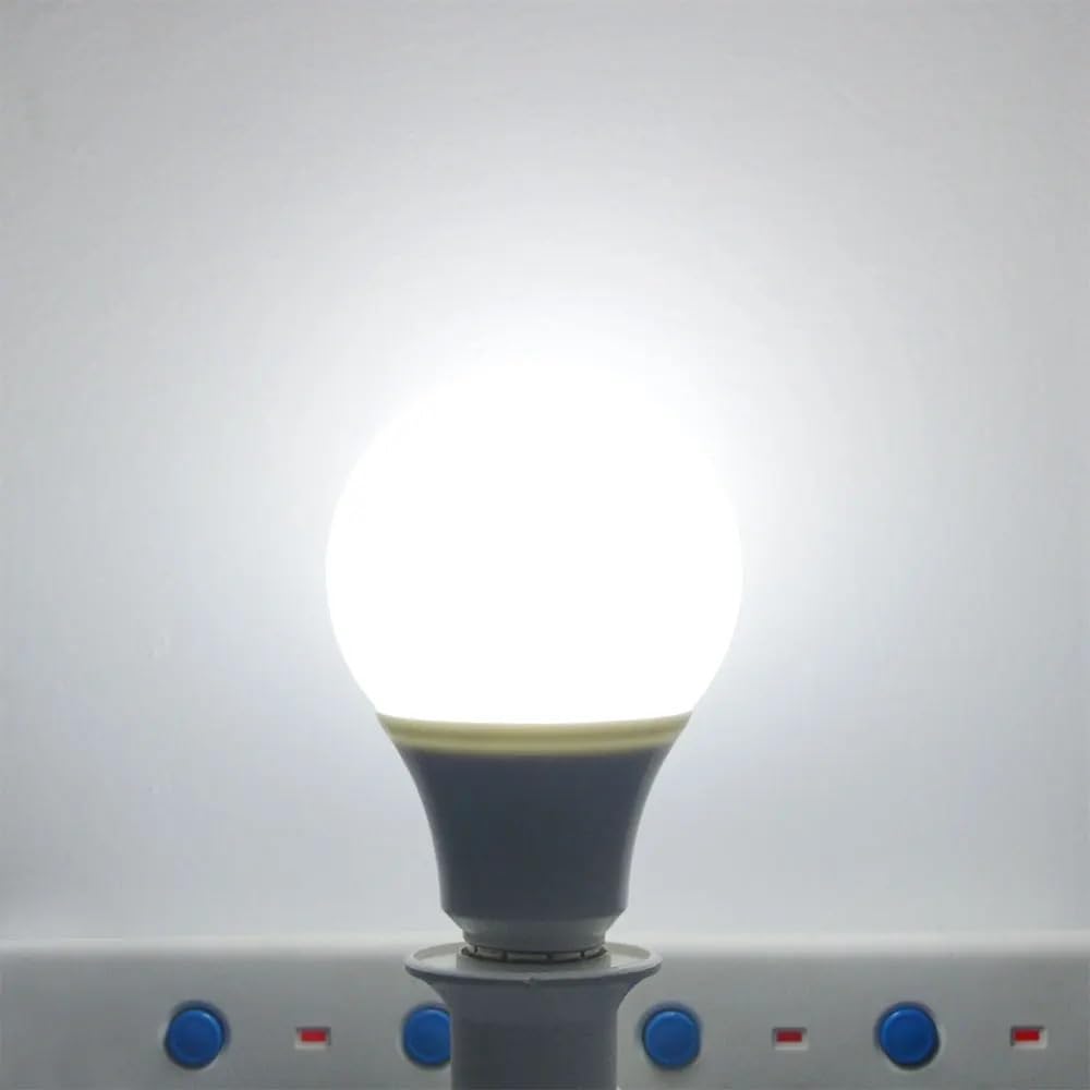 RZL Lighting, Paquete de 10, bombilla LED de noche AC220V E27 5W/7W/9W/12W/15W LED lámpara de mesa de dormitorio de cocina iluminación de araña for el hogar(Blanco,15w)