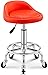 Robotowe stołki do stołka roboczego Rolling Tabools z kółkami obrotowe krzesło sklepowe Rolling Salon Salon Do Masażu Salon Tattoo Home Office (Color : Orange)