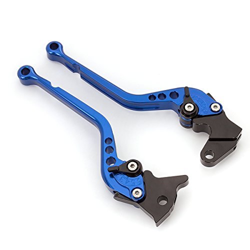 FXCNC Racing Billet Long Adjustable Brake Clutch Levers Set Pair fit for YAMAHA Warrior YFM350 02-04,Raptor YFM660 01-04,TTR125L/LE/LW 00-16,Banshee 350 02-06,XT660/R/X 04-13 - Thumbnail 4
