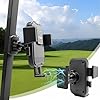 Braruo Golf Cart Phone Holder Magnetic Mount for EZGO, Club Car, Yamaha, Compatible with iPhone, Samsung, Google, Golf Cart Accessories Gadgets Essentials,Gift for Dad Men Women Friends
