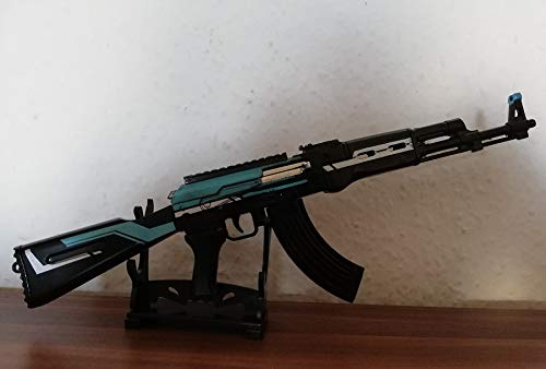 Preisvergleich Produktbild Deko CSGO AK 47 Modell 1 zu 4 Kalaschnikow Metall Replica NEU