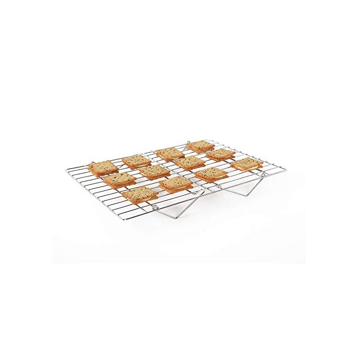 Buy Flagship Cookies Cooling Rack Baking Rack Set of 3, 304 Stainless Steel Wire Rack, Oven Safe