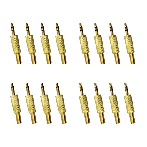 Conector de cable de audio macho 3.5mm, pack 12 piezas miniatura 1