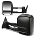 DNA MOTORING TWM-001-T222-BK Pair Of Towing Side Mirrors, Driver and Passenger Sides