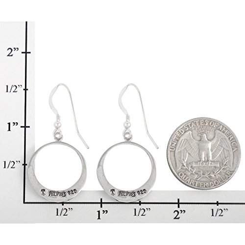 Turquoise Earrings Sterling Silver 925 & Genuine Gemstones (Select style) (Eternity Loops)4