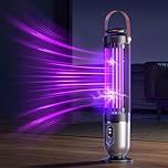 FanFuGuo® Electric Fly Catcher Mosquito Killer Lamp USB Rechargeable,Fly Zapper Trap Lamp with Dusk to Dawn Sensor,UV Light & Sleep Night Light 2-in-1 Mode,Bug Zapper for Indoor and Outdoor (Black)