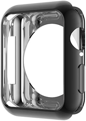 HANKN Case for Apple Watch Series 8 7 41mm /Series Se 6 5 4 Case Gold 40mm, Plated Soft TPU Cover Protective Iwatch Bumper [No Front Screen Protector] (Gold)