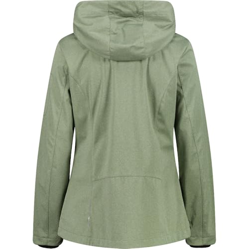 Veste softshell CMP Femme Light Melange avocado en grande taille 4XL