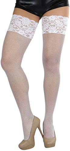 Image of ToBeInStyle Women's Thigh Highs With Smooth Silicone Lace