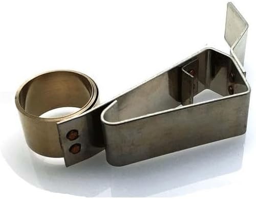 5pcs Stainless Steel Spring Clamp Carbon Brush Holder - Durable Compression Clip Circlip for Generators and Workshops(25x60mm)